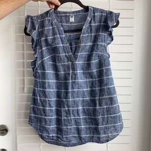 Old Navy Ruffle Sleeved Tank